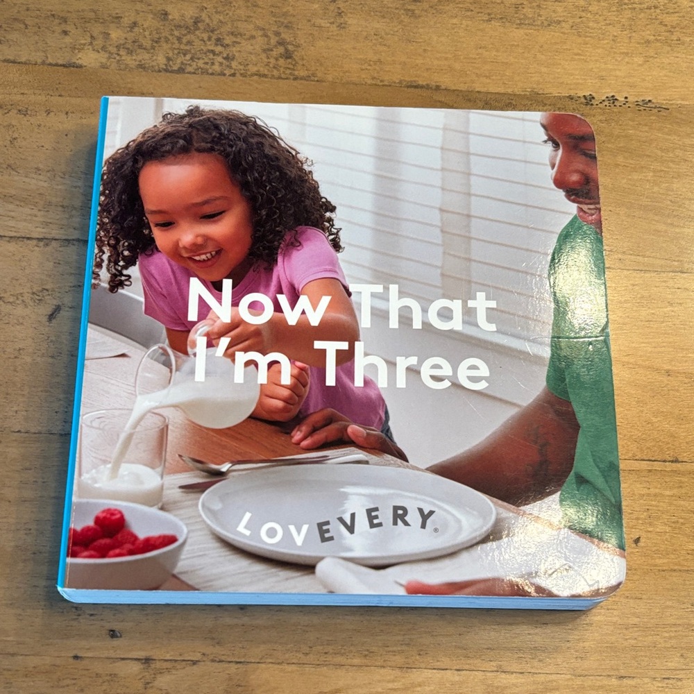Lovevery 'Now That I'm Three' Children's Book